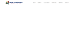 Desktop Screenshot of neuesprachenwelt.de